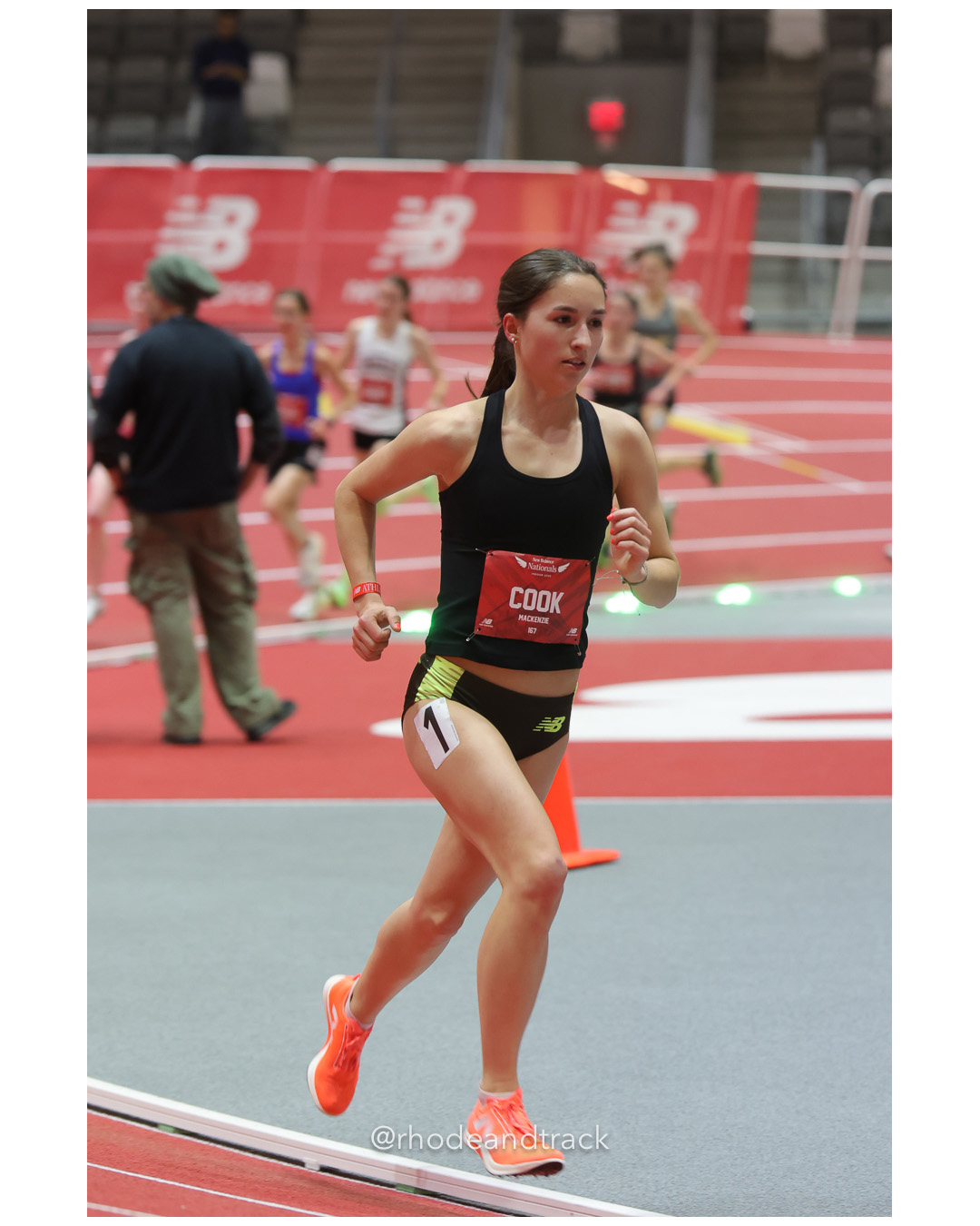 Mackenzie Cook, Bobcat Track Club, Girls 5000m, New Balance Indoor Nationals - the TRACK at New Balance - Boston MA – New Balance Indoor Na…