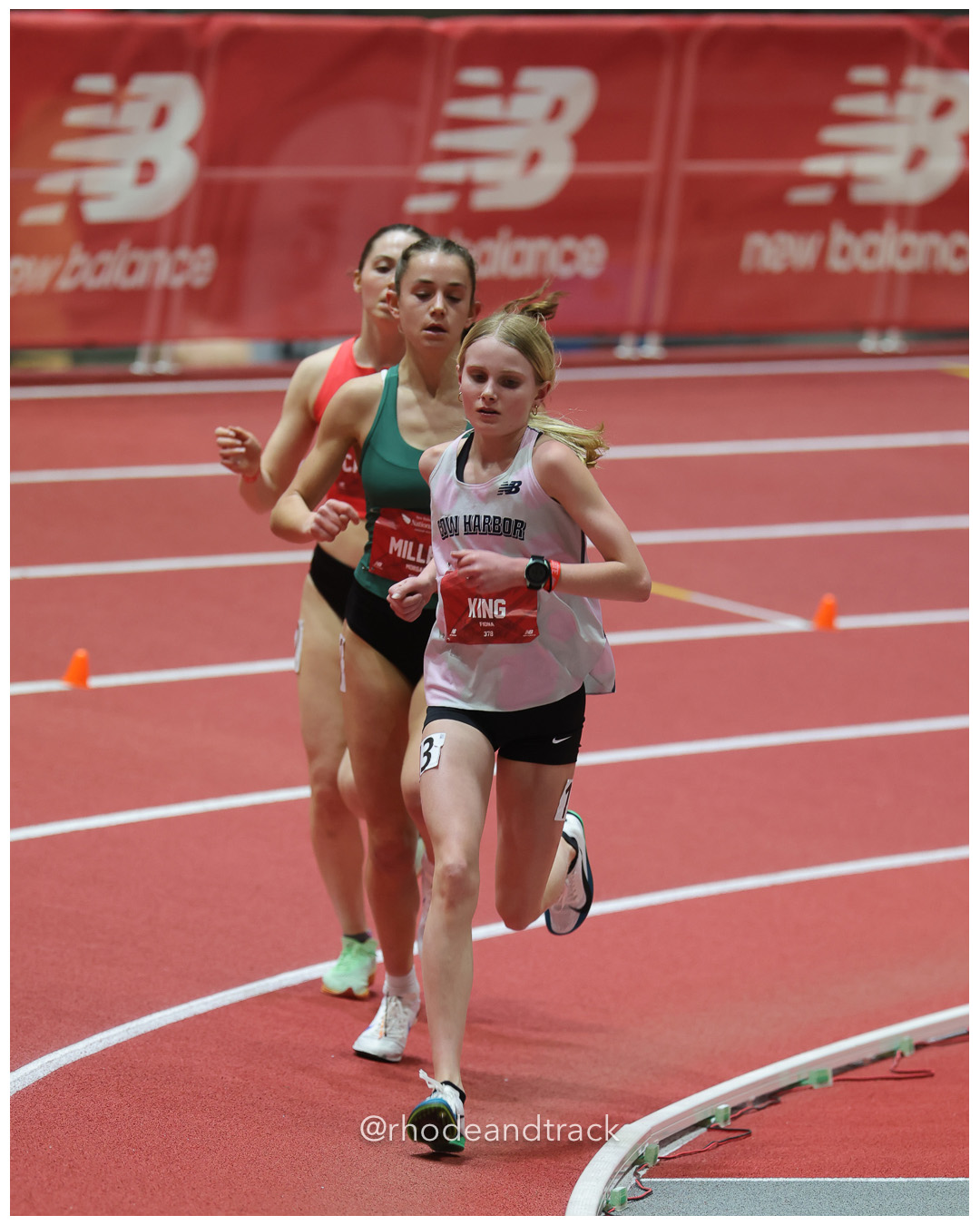 Fiona King, Cow Harbor Track Club, Girls 5000m, New Balance Indoor Nationals - the TRACK at New Balance - Boston MA – New Balance Indoor Na…