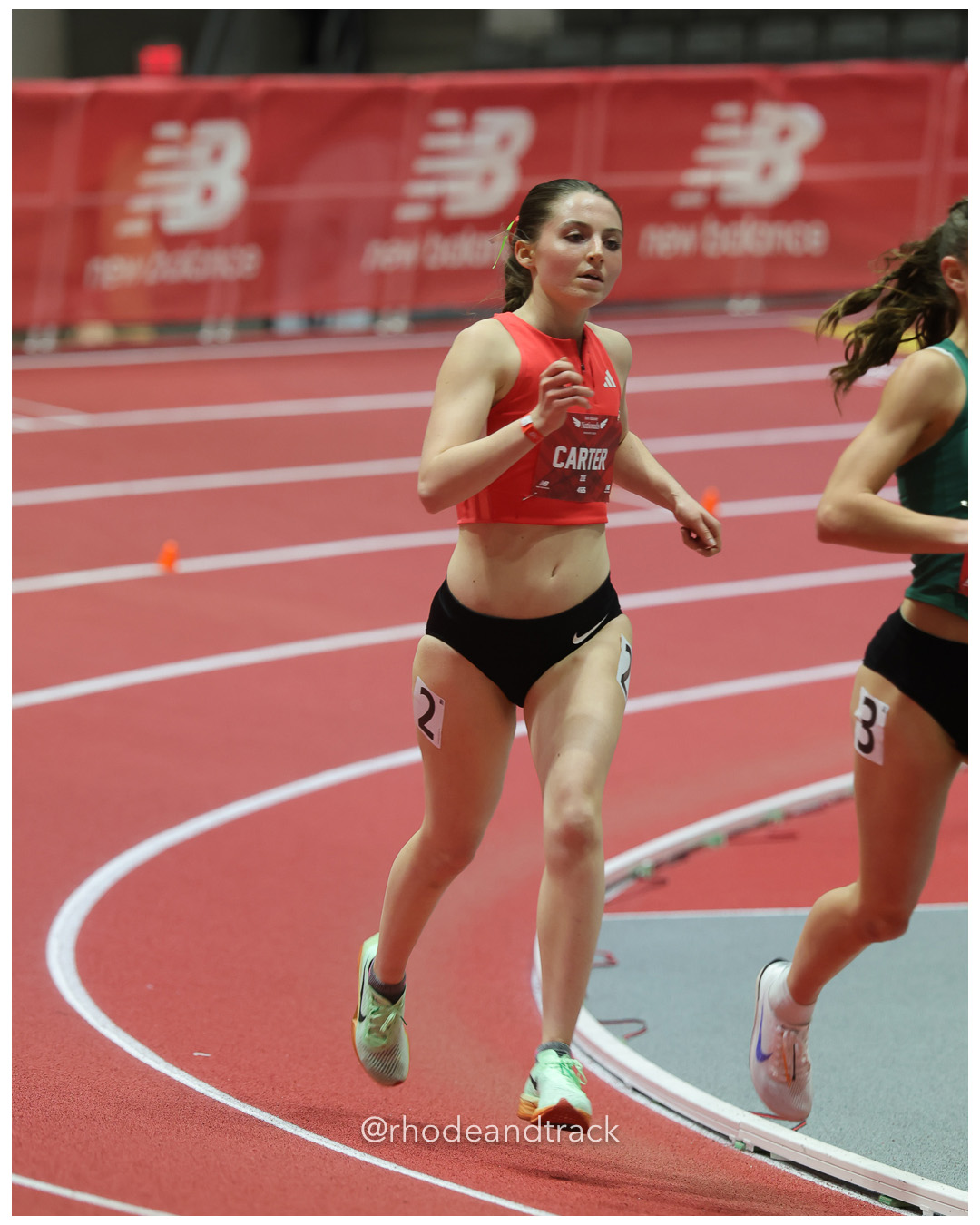 Zoe Carter, Bloomington-IL, Girls 5000m, New Balance Indoor Nationals - the TRACK at New Balance - Boston MA – New Balance Indoor Nationals…