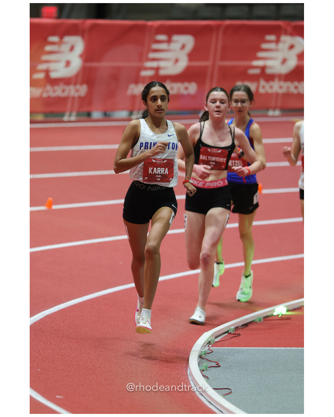 Kajol Karra, Princeton Cranbury Track Club, Girls 5000m, New Balance Indoor Nationals - the TRACK at New Balance - Boston MA – New Balance…