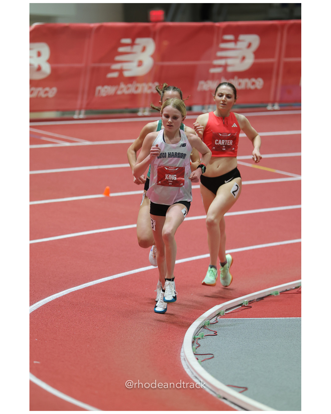 Fiona King, Cow Harbor Track Club, Girls 5000m, New Balance Indoor Nationals - the TRACK at New Balance - Boston MA – New Balance Indoor Na…