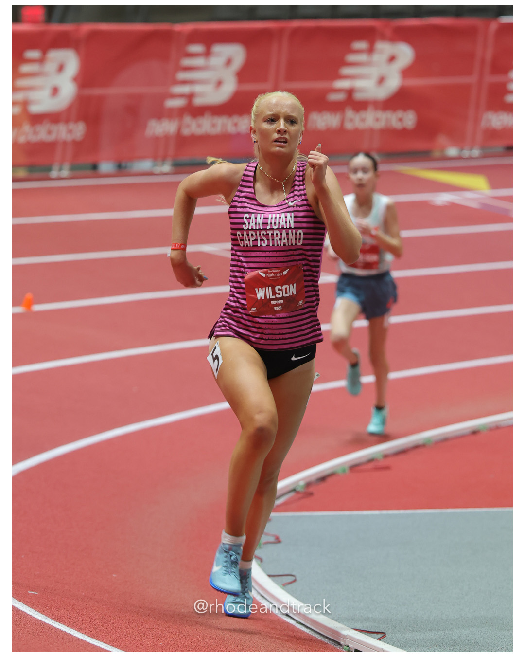 Summer Wilson, Irvine-CA, Girls 5000m, New Balance Indoor Nationals - the TRACK at New Balance - Boston MA – New Balance Indoor Nationals –…