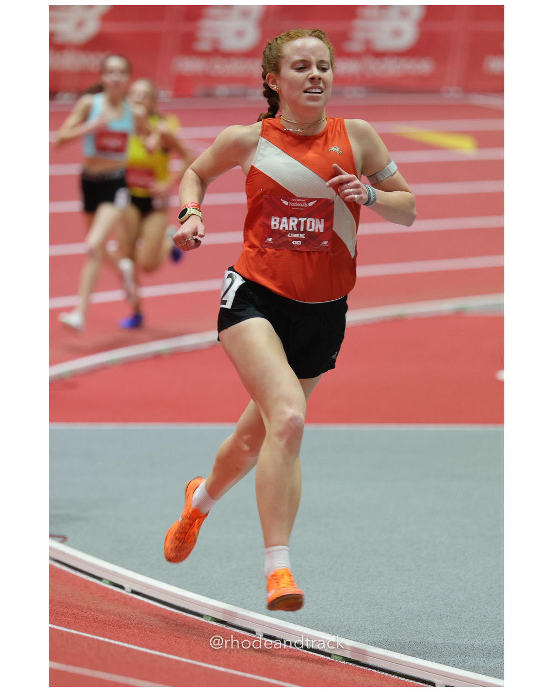 Caroline Barton, Asheville -NC, Girls 5000m, New Balance Indoor Nationals - the TRACK at New Balance - Boston MA – New Balance Indoor Natio…