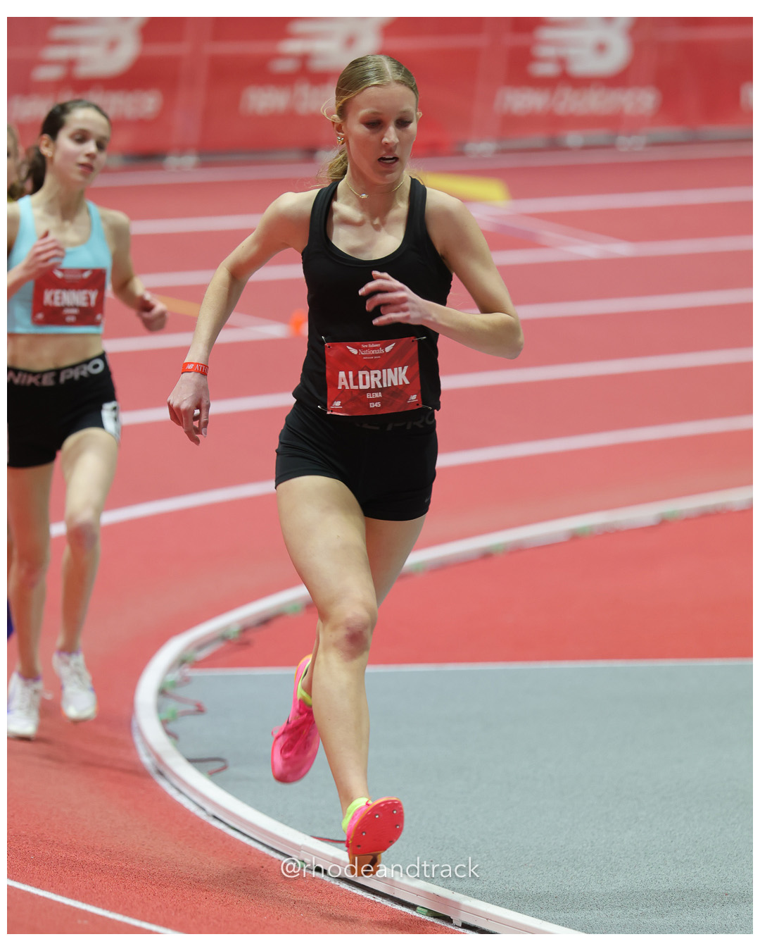 Elena Aldrink, Olentangy Liberty, Girls 5000m, New Balance Indoor Nationals - the TRACK at New Balance - Boston MA – New Balance Indoor Nat…