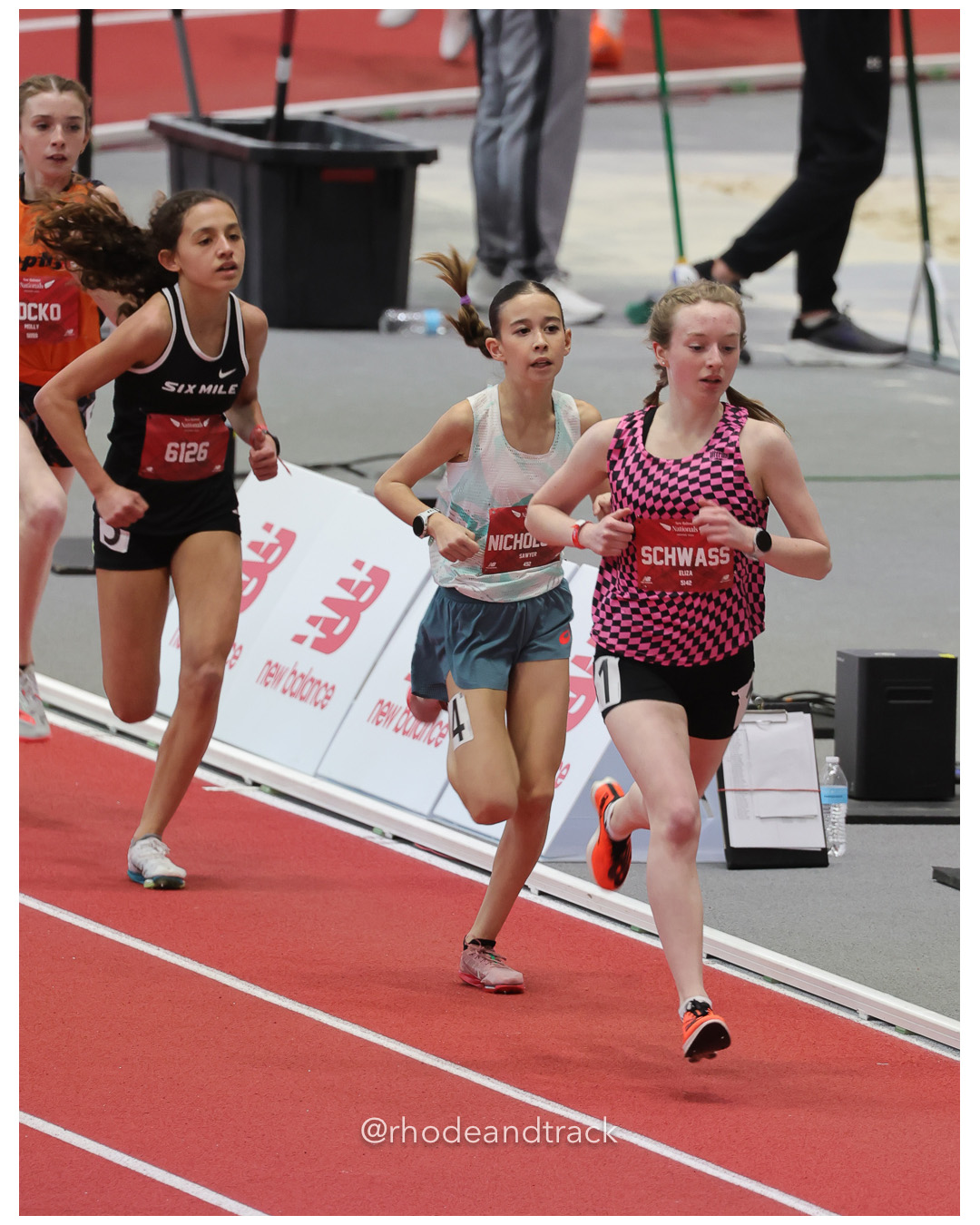 Eliza Schwass, Scottville-MI, Girls MS Mile, New Balance Indoor Nationals - the TRACK at New Balance - Boston MA – New Balance Indoor Natio…