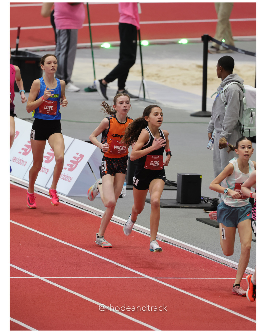 Molly Mocko, Glen Ellyn-IL, Girls MS Mile, New Balance Indoor Nationals - the TRACK at New Balance - Boston MA – New Balance Indoor Nationa…
