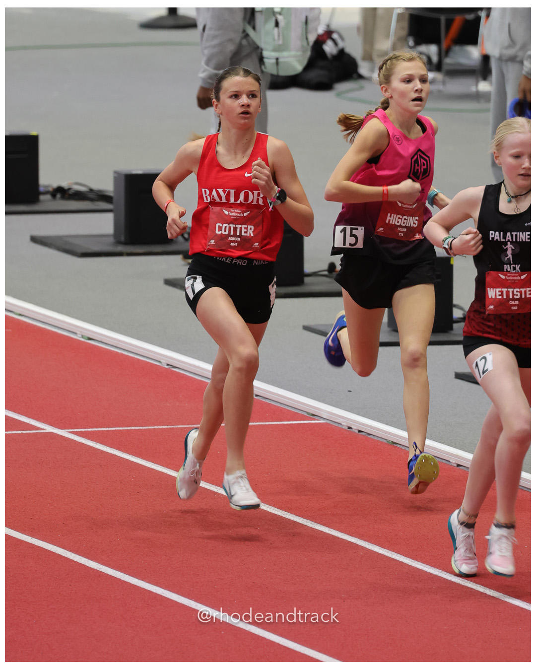 Addison Cotter, Chattanooga-TN, Girls MS Mile, Lillian Higgins, HP Distance, Girls MS Mile, New Balance Indoor Nationals - the TRACK at New…