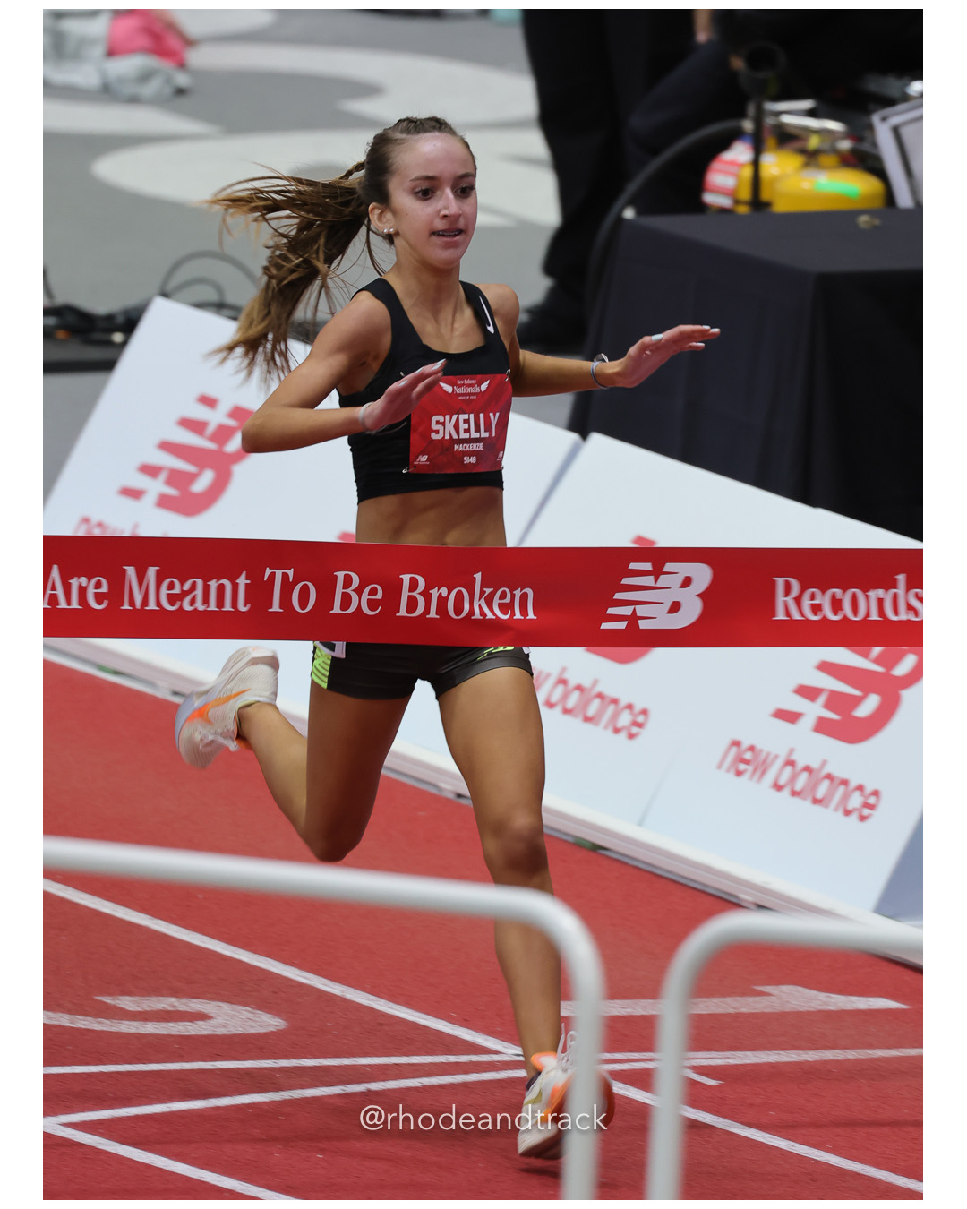Mackenzie Skelly, Glenside-PA, Girls MS Mile, New Balance Indoor Nationals - the TRACK at New Balance - Boston MA – New Balance Indoor Nati…