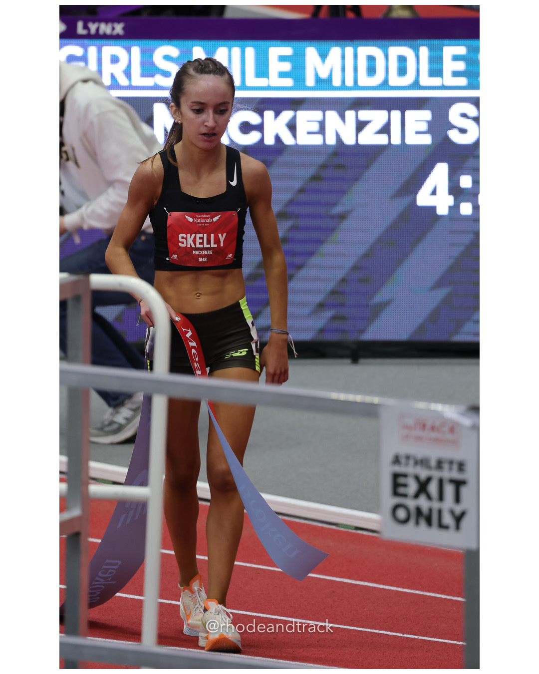 Mackenzie Skelly, Glenside-PA, Girls MS Mile, New Balance Indoor Nationals - the TRACK at New Balance - Boston MA – New Balance Indoor Nati…