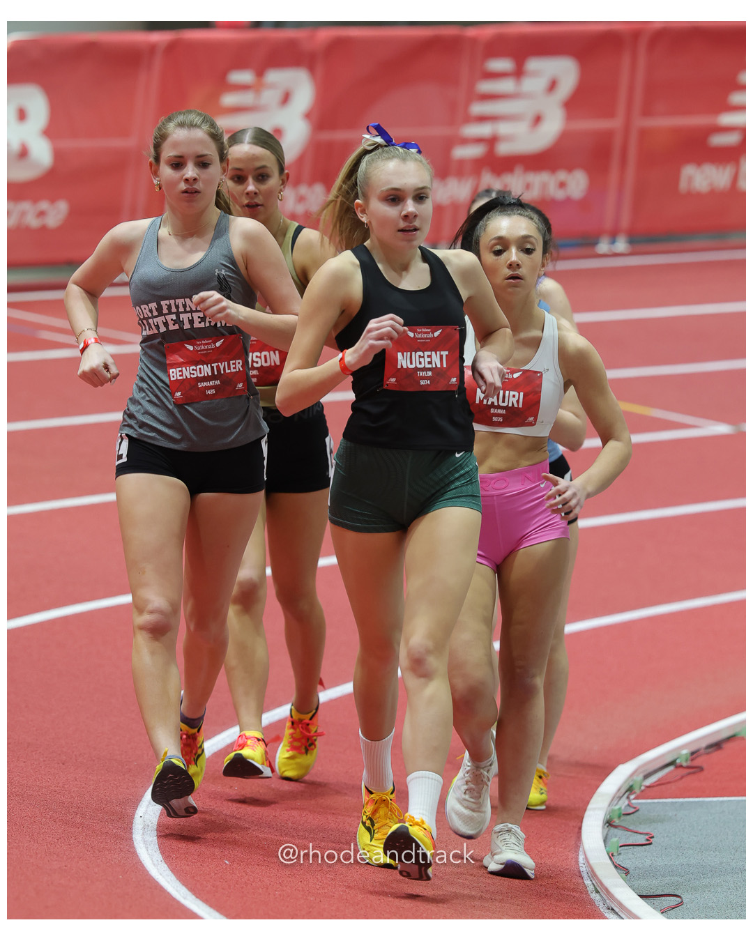 Girls Race Walk, New Balance Indoor Nationals - the TRACK at New Balance - Boston MA – New Balance Indoor Nationals – Mar 13, 2025 – bib #1…