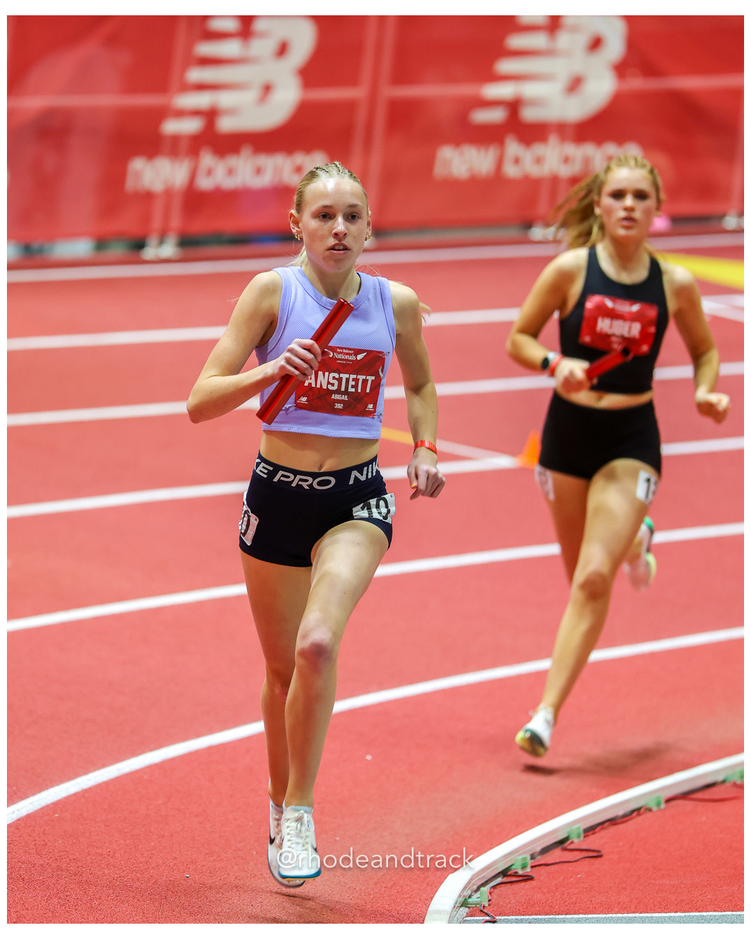 New Balance Indoor Nationals - the TRACK at New Balance - Boston MA File: ./dir-1-Girls-DMR/250314-NBIN-2025-Friday-134-296A1391.jpg New Balance Indoor Nationals - the TRACK at New Balance - Boston MA – New Balance Indoor Nationals – Mar 14, 2025 – bib #134