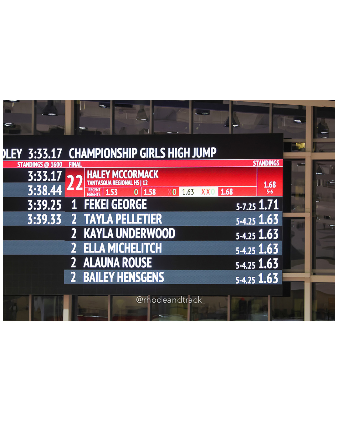 New Balance Indoor Nationals - the TRACK at New Balance - Boston MA – New Balance Indoor Nationals – Mar 14, 2025 – bib #344