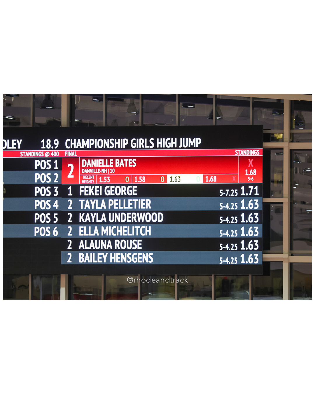 New Balance Indoor Nationals - the TRACK at New Balance - Boston MA – New Balance Indoor Nationals – Mar 14, 2025 – bib #352