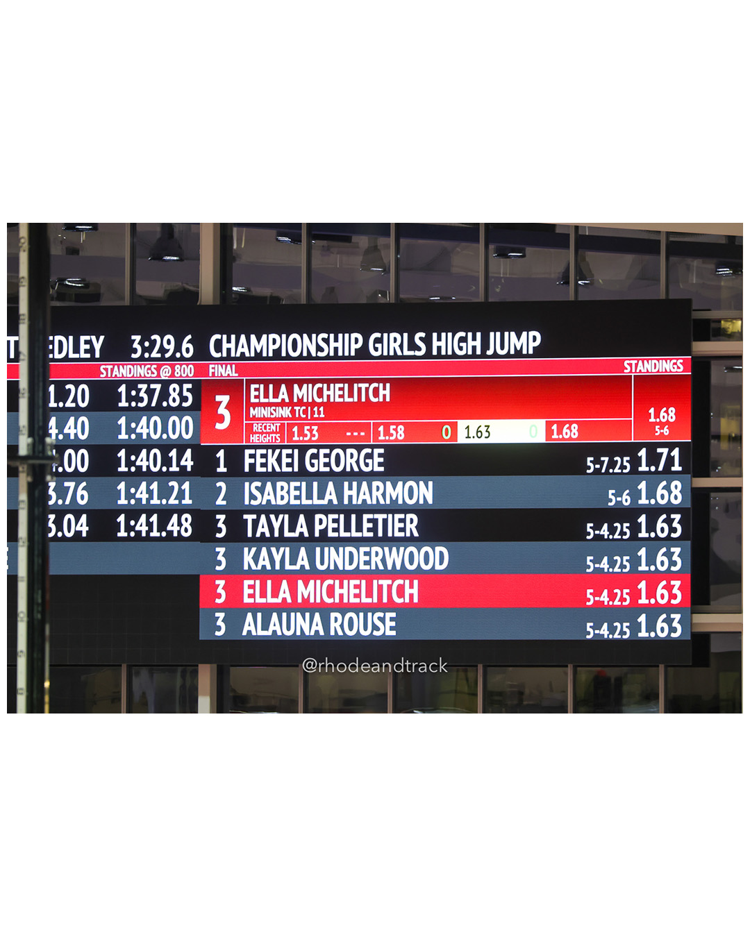 New Balance Indoor Nationals - the TRACK at New Balance - Boston MA – New Balance Indoor Nationals – Mar 14, 2025 – bib #371