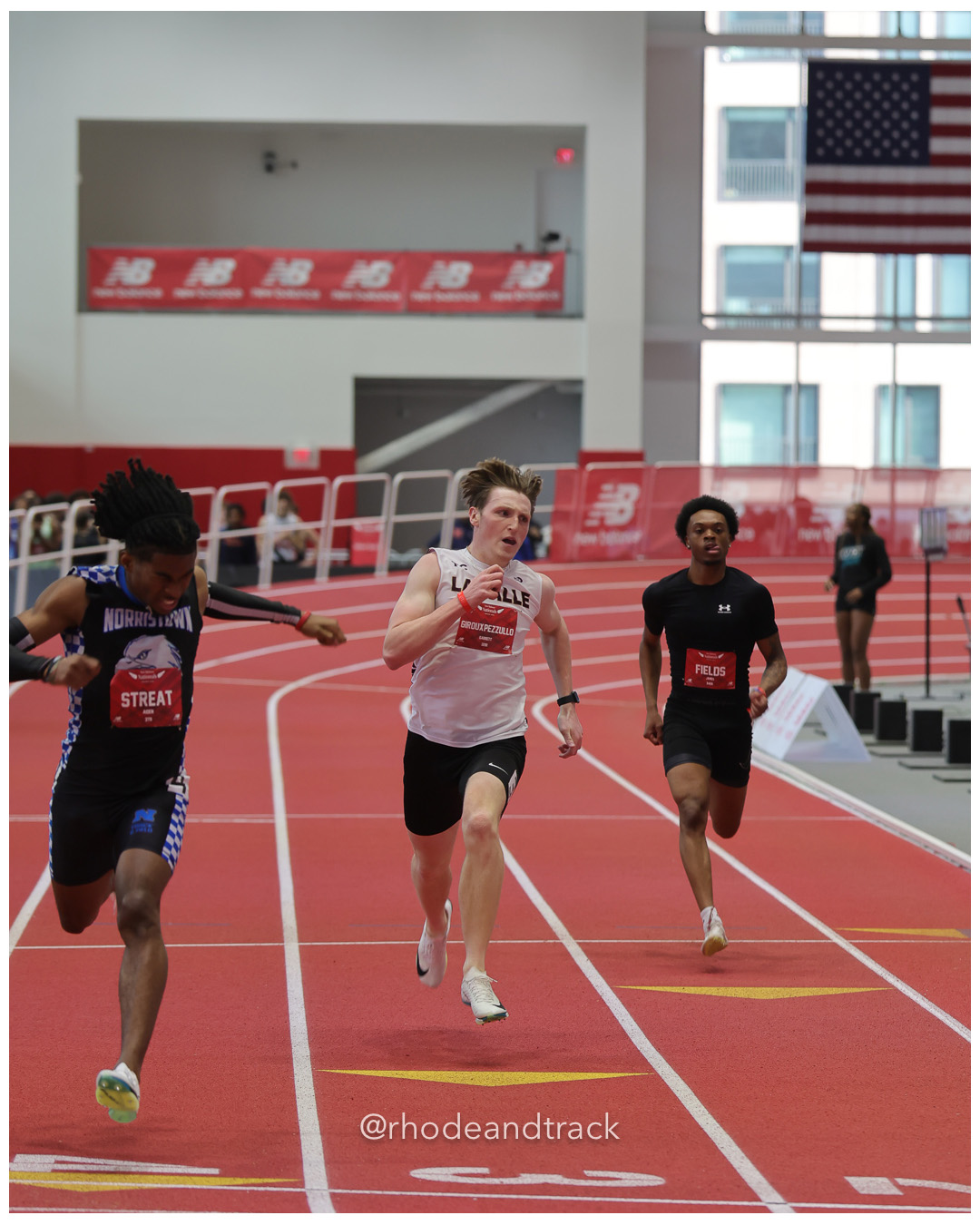 Aiden Streat, Norristown Eagles T&F, Boys 200m, Garrett Giroux-Pezzullo, La Salle Academy Track Club, Boys 200m, James Fields, Bloomfield-NJ, Boys 200m, New Balance Indoor Nationals - the TRACK at New Balance - Boston MA File: ./dir-Boys-200m/250315-NBIN-2025-Saturday-214-296A5017.jpg Aiden Streat, Norristown Eagles T&F, Boys 200m, Garrett Giroux-Pezzullo, La Salle Academy Track Club, Boys 200m, James Fields, Bloomfield-N…