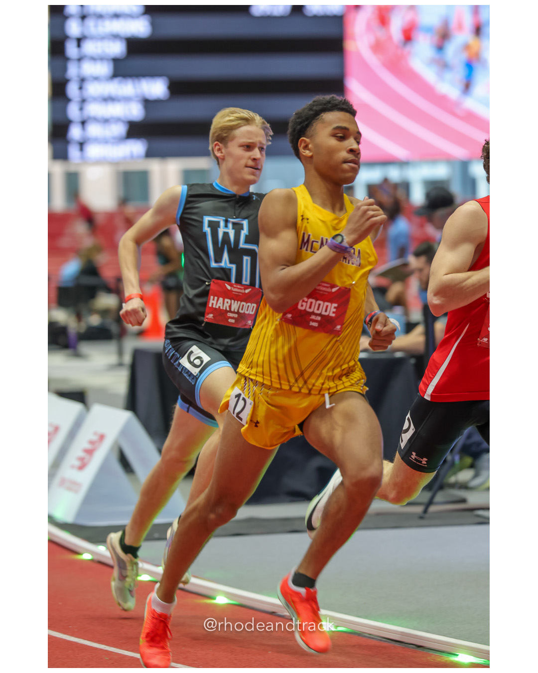 Jalen Goode, McNamara Mustangs, Boys 800m, Cooper Harwood, West Orange, Boys 800m, New Balance Indoor Nationals - the TRACK at New Balance - Boston MA File: ./dir-Boys-800m/250315-NBIN-2025-Saturday-366-296A9301.jpg Jalen Goode, McNamara Mustangs, Boys 800m, Cooper Harwood, West Orange, Boys 800m, New Balance Indoor Nationals - the TRACK at New Balance…