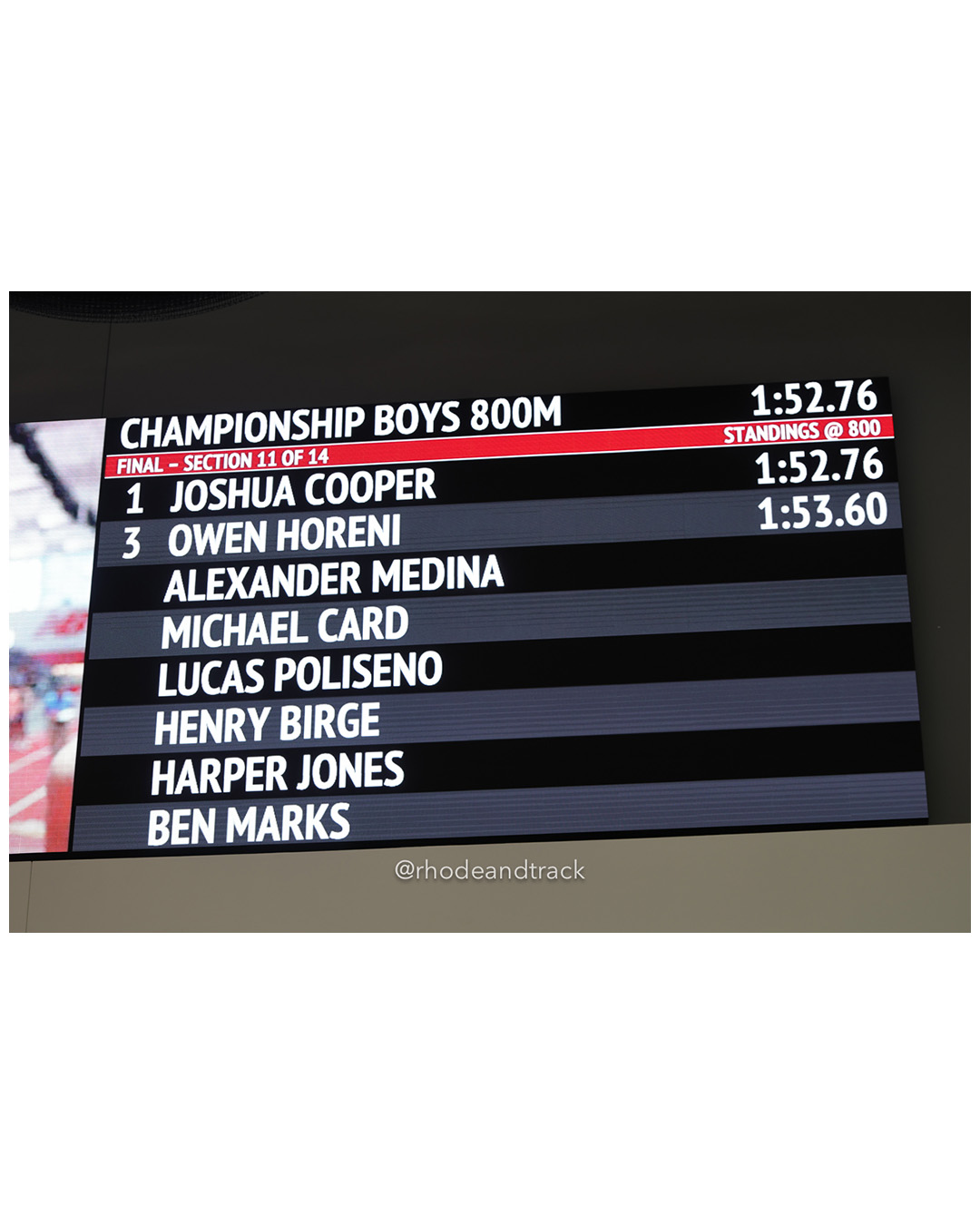 Joshua Cooper, Raleigh-NC, Boys 800m, Owen Horeni, Yorkville-IL, Boys 800m, New Balance Indoor Nationals - the TRACK at New Balance - Boston MA File: ./dir-Boys-800m/250315-NBIN-2025-Saturday-436-296A1802.jpg Joshua Cooper, Raleigh-NC, Boys 800m, Owen Horeni, Yorkville-IL, Boys 800m, New Balance Indoor Nationals - the TRACK at New Balance - Bosto…