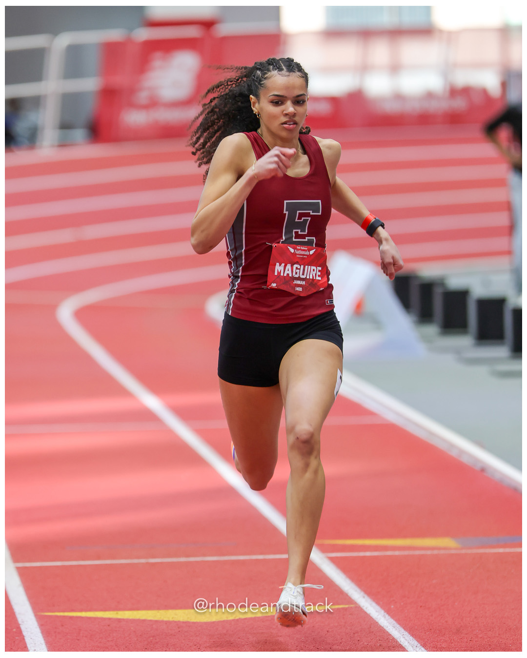 Jannah Maguire, Phillips Exeter Academy, Girls 200m, New Balance Indoor Nationals - the TRACK at New Balance - Boston MA – New Balance Indo…