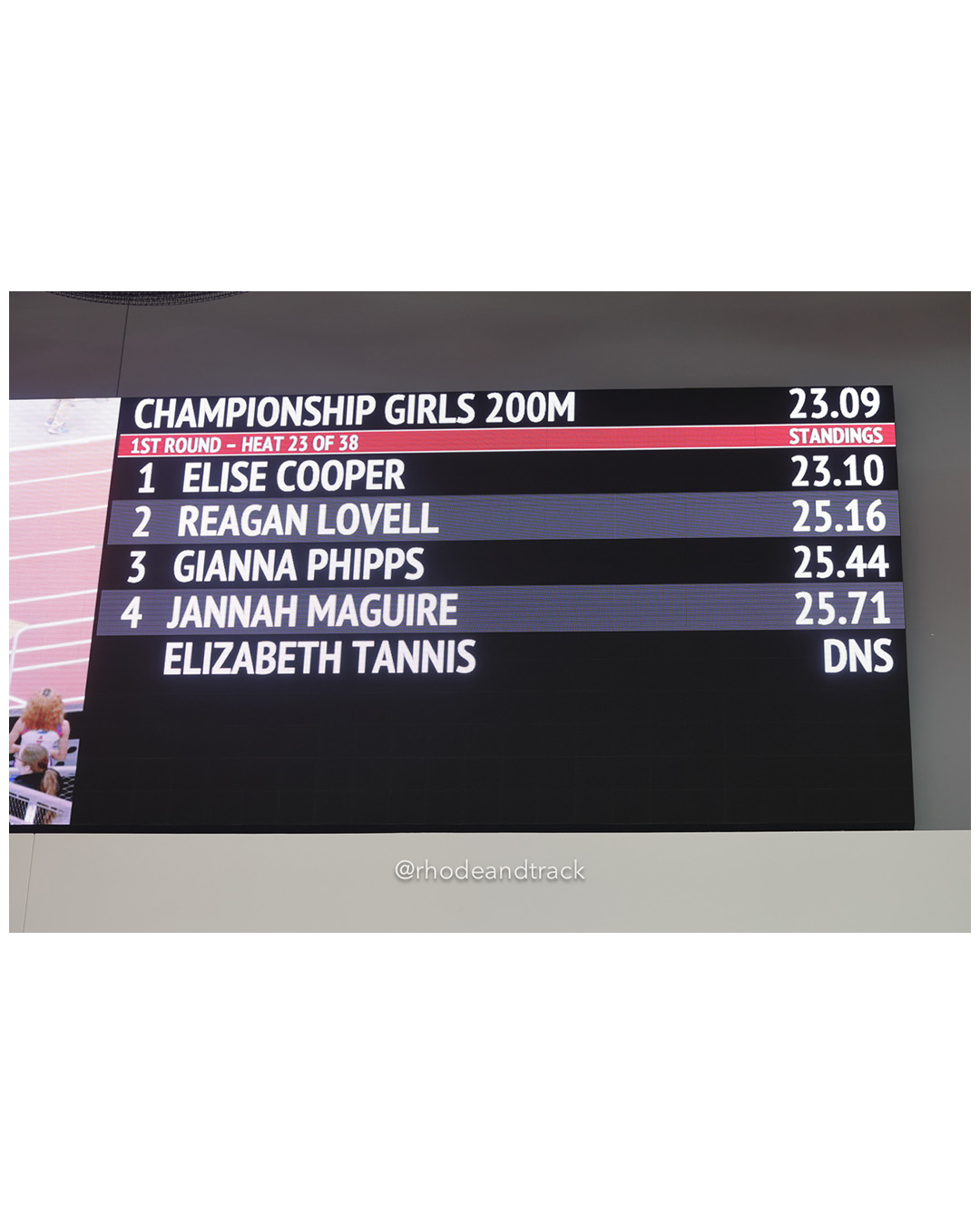Elena Cooper, McDonogh, Girls 200m, New Balance Indoor Nationals - the TRACK at New Balance - Boston MA – New Balance Indoor Nationals – Ma…