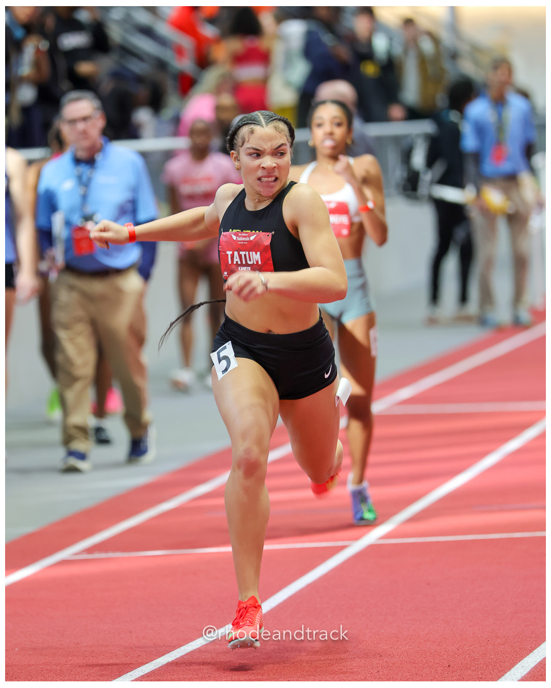 Kamryn Tatum, Michigan Mustangs, Girls 200m, New Balance Indoor Nationals - the TRACK at New Balance - Boston MA – New Balance Indoor Natio…
