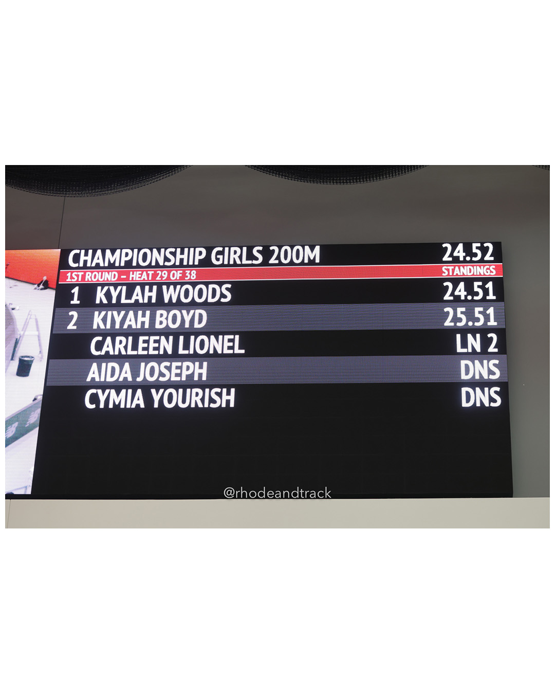 Kylah Woods, Missouri City-TX, Girls 200m, New Balance Indoor Nationals - the TRACK at New Balance - Boston MA – New Balance Indoor Nationa…
