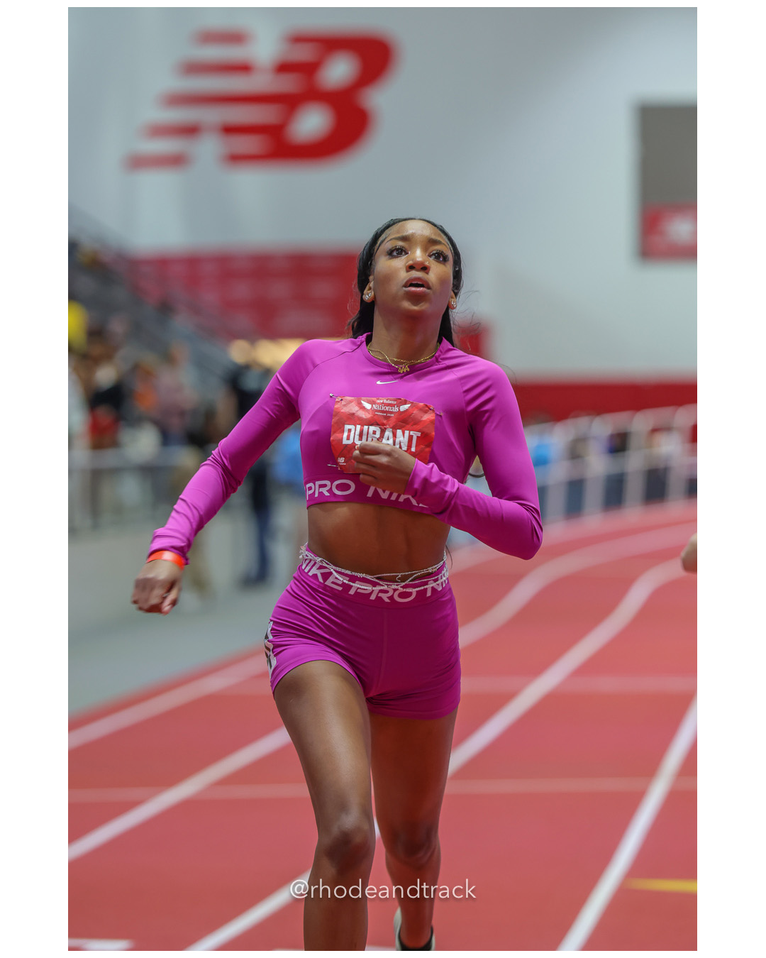 Bianca Durant, Lions TC, Girls 200m, New Balance Indoor Nationals - the TRACK at New Balance - Boston MA – New Balance Indoor Nationals – M…