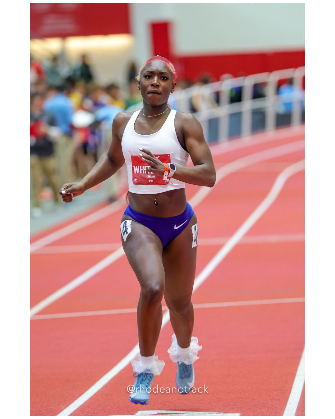 Kee'Lani Whitlock, Kenwood Broncos, Girls 200m, New Balance Indoor Nationals - the TRACK at New Balance - Boston MA – New Balance Indoor Na…
