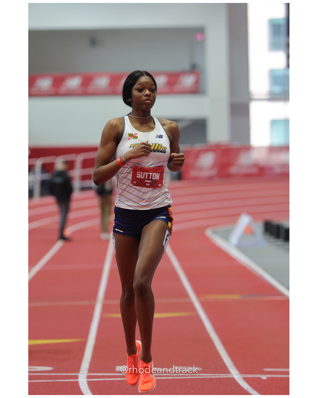 Sydney Sutton, Bullis, Girls 400m, New Balance Indoor Nationals - the TRACK at New Balance - Boston MA – New Balance Indoor Nationals – Mar…