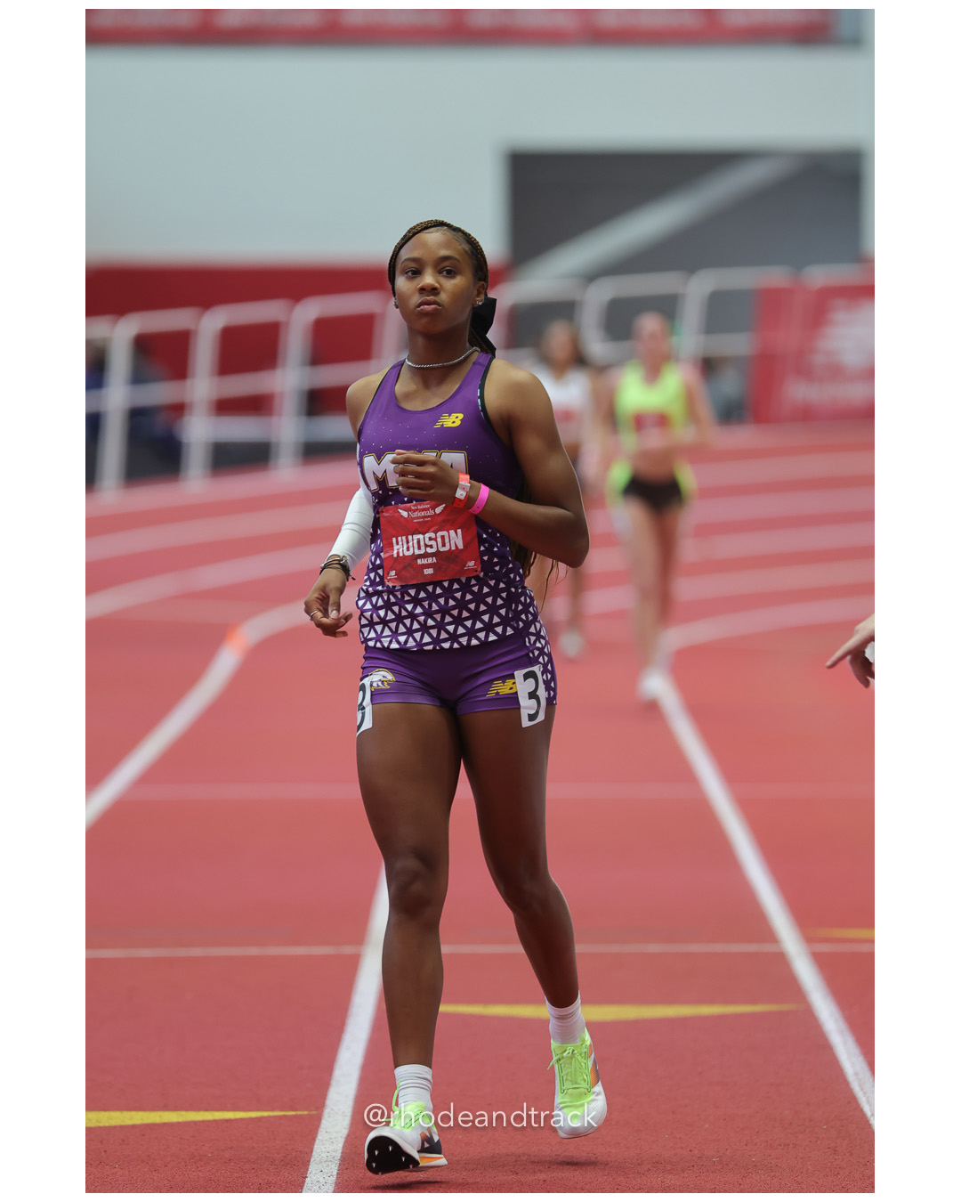 Nakira Hudson, Montverde Academy, Girls 400m, New Balance Indoor Nationals - the TRACK at New Balance - Boston MA – New Balance Indoor Nati…