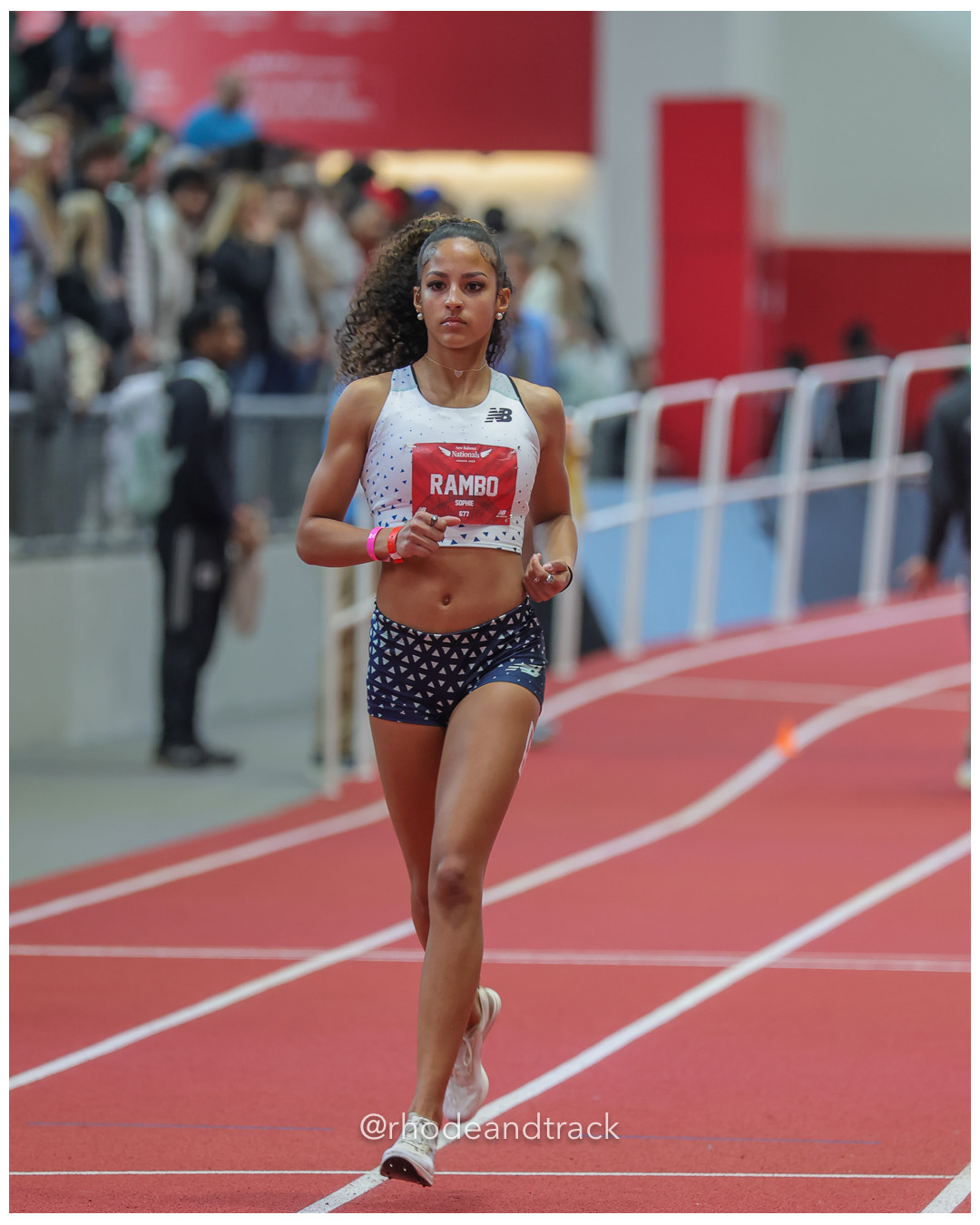 Sophie Rambo, Grassfield TC-VA, Girls 400m, New Balance Indoor Nationals - the TRACK at New Balance - Boston MA – New Balance Indoor Nation…