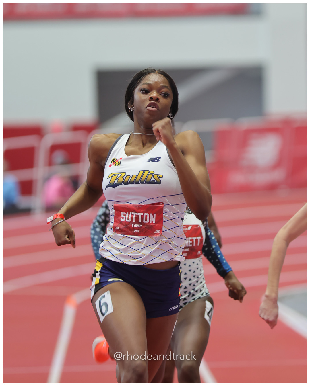 Sydney Sutton, Bullis, Girls 400m, New Balance Indoor Nationals - the TRACK at New Balance - Boston MA – New Balance Indoor Nationals – Mar…