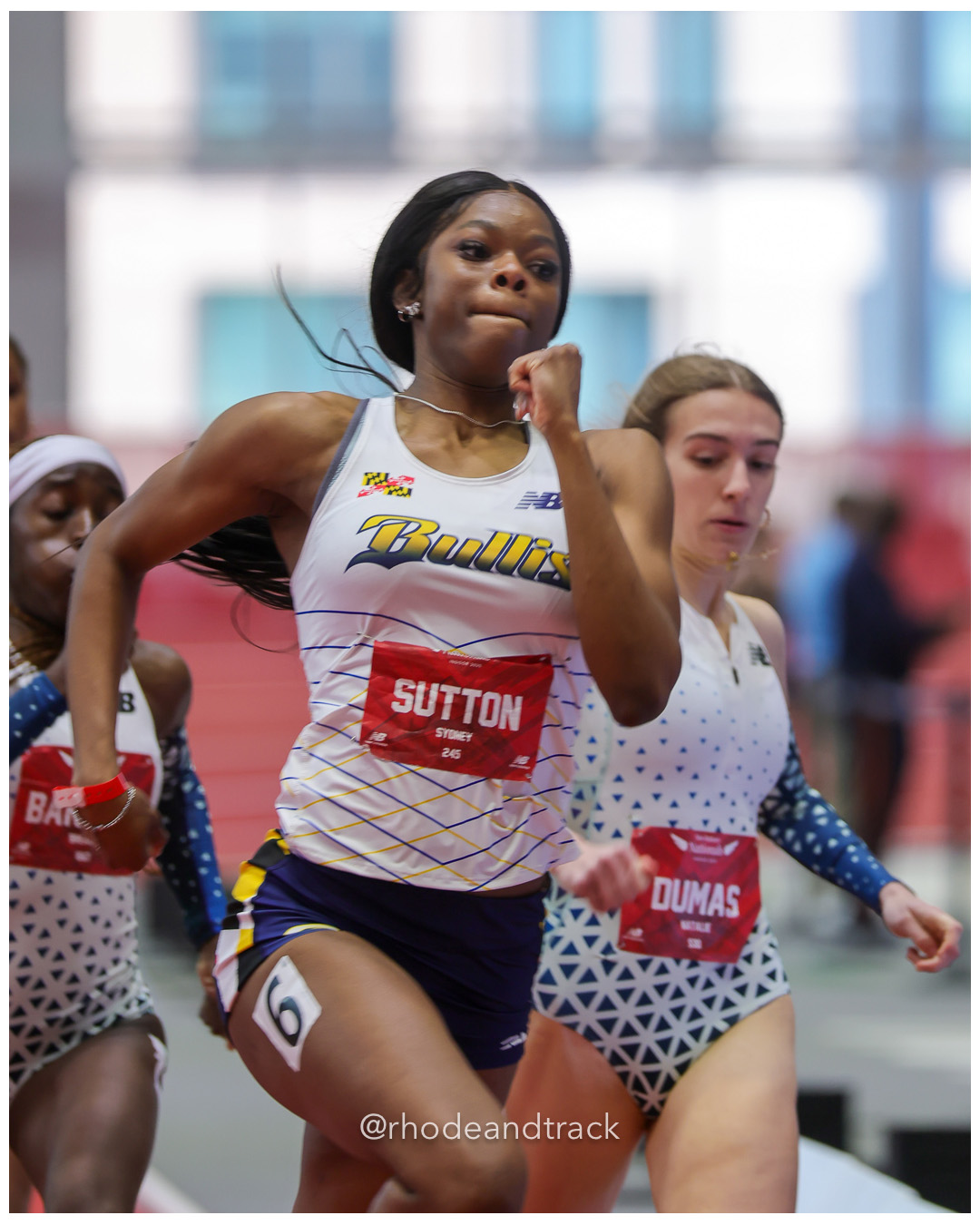 Sydney Sutton, Bullis, Girls 400m, New Balance Indoor Nationals - the TRACK at New Balance - Boston MA – New Balance Indoor Nationals – Mar…