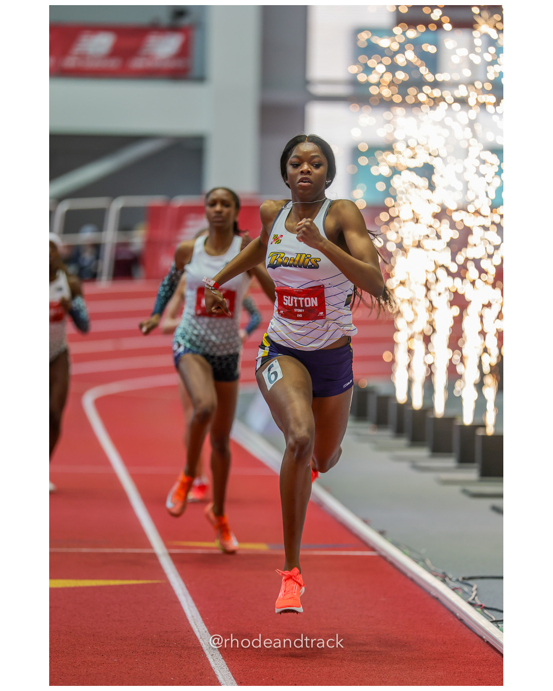 Sydney Sutton, Bullis, Girls 400m, New Balance Indoor Nationals - the TRACK at New Balance - Boston MA – New Balance Indoor Nationals – Mar…