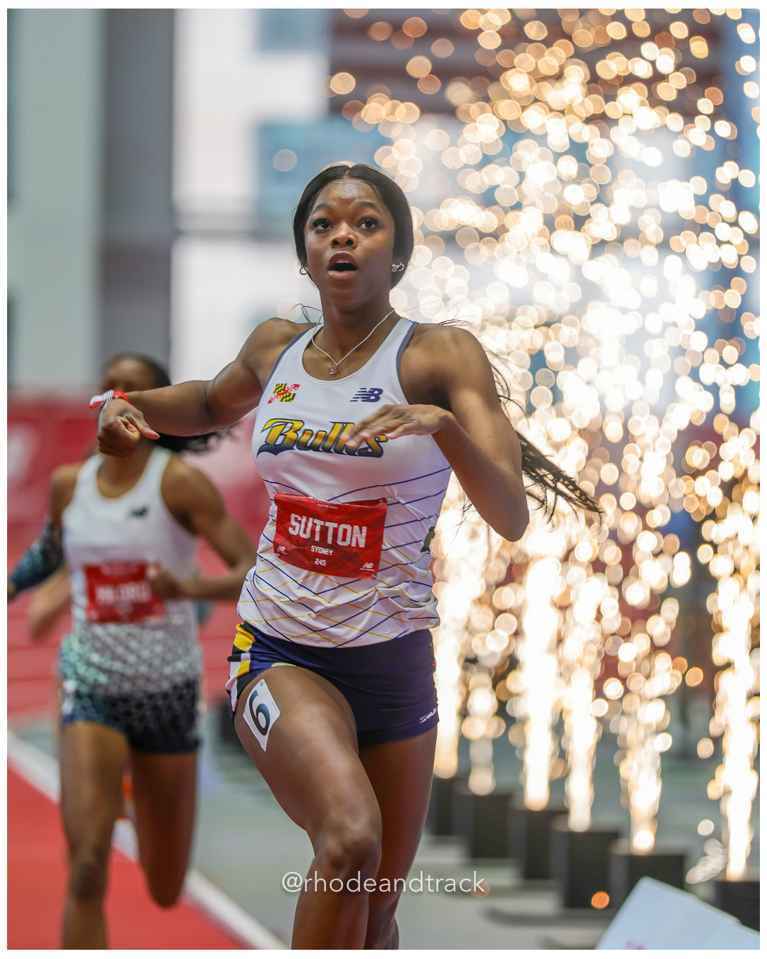 Sydney Sutton, Bullis, Girls 400m, New Balance Indoor Nationals - the TRACK at New Balance - Boston MA – New Balance Indoor Nationals – Mar…