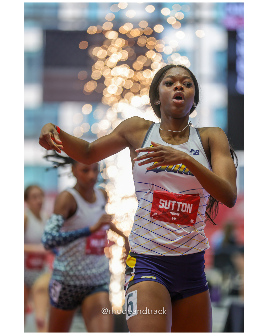 Sydney Sutton, Bullis, Girls 400m, New Balance Indoor Nationals - the TRACK at New Balance - Boston MA – New Balance Indoor Nationals – Mar…