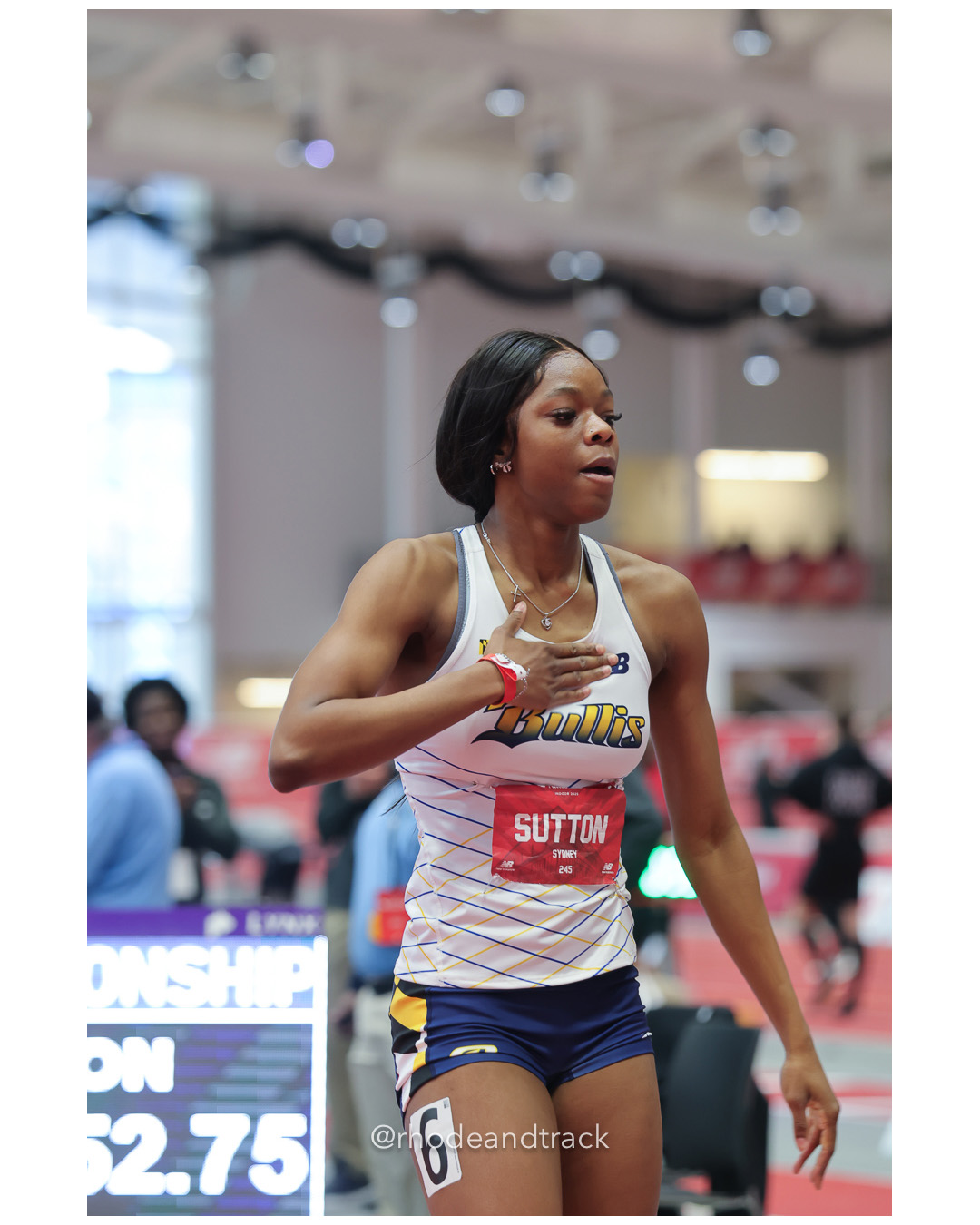 Sydney Sutton, Bullis, Girls 400m, New Balance Indoor Nationals - the TRACK at New Balance - Boston MA – New Balance Indoor Nationals – Mar…