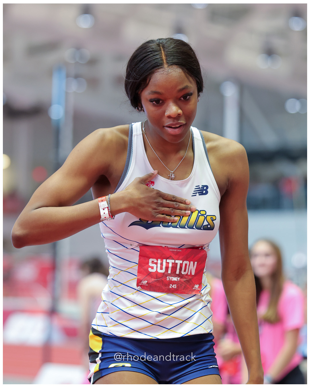 Sydney Sutton, Bullis, Girls 400m, New Balance Indoor Nationals - the TRACK at New Balance - Boston MA – New Balance Indoor Nationals – Mar…