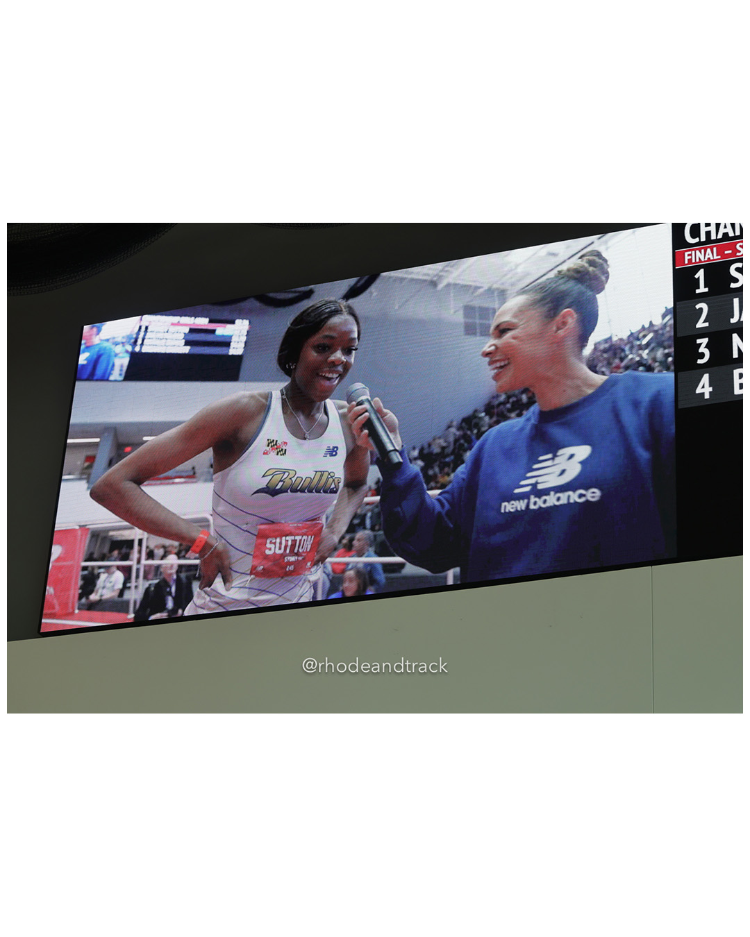 Sydney Sutton, Bullis, Girls 400m, New Balance Indoor Nationals - the TRACK at New Balance - Boston MA – New Balance Indoor Nationals – Mar…