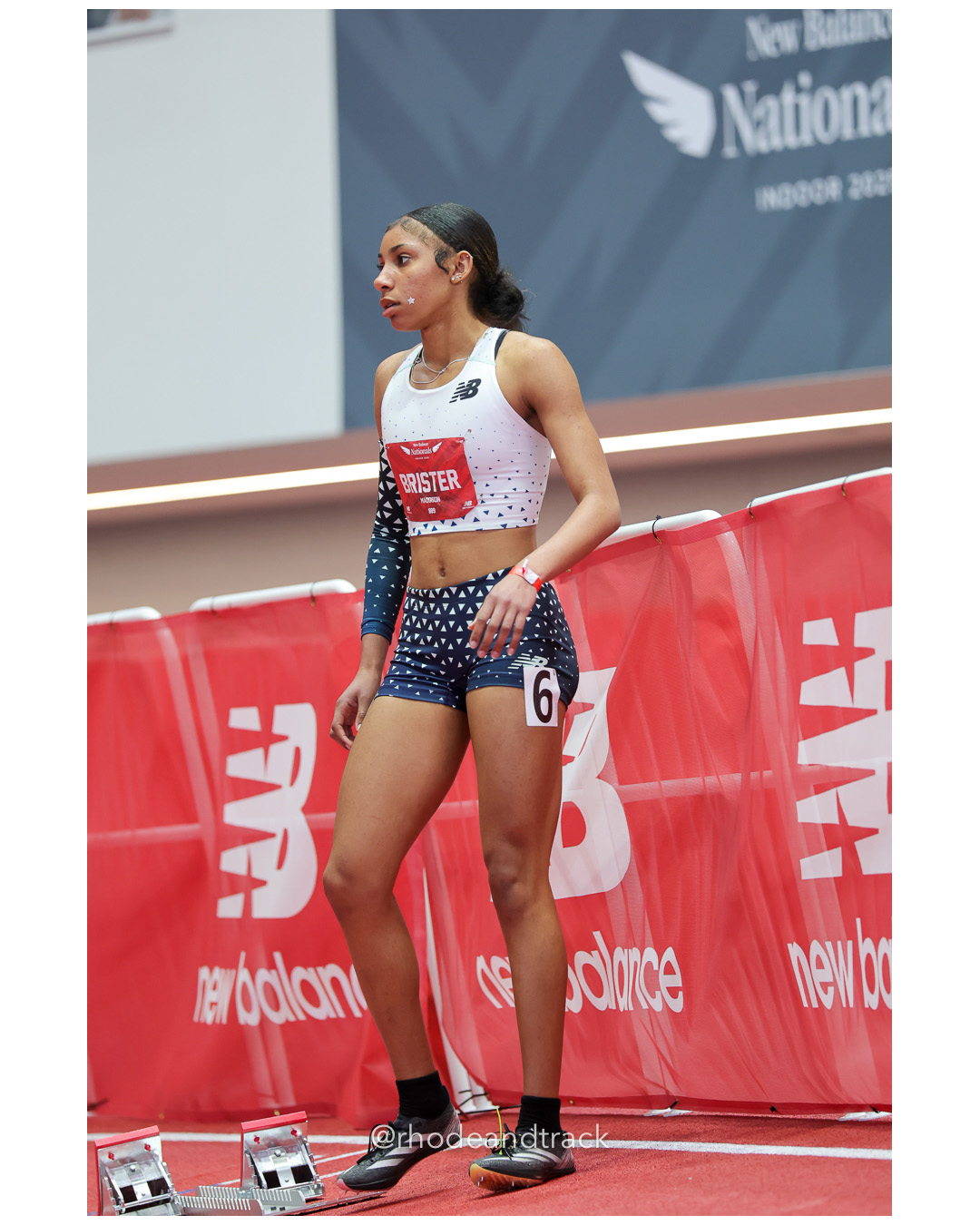 Maddison Brister, Lane 4 Track Club, Girls 400m, New Balance Indoor Nationals - the TRACK at New Balance - Boston MA – New Balance Indoor N…