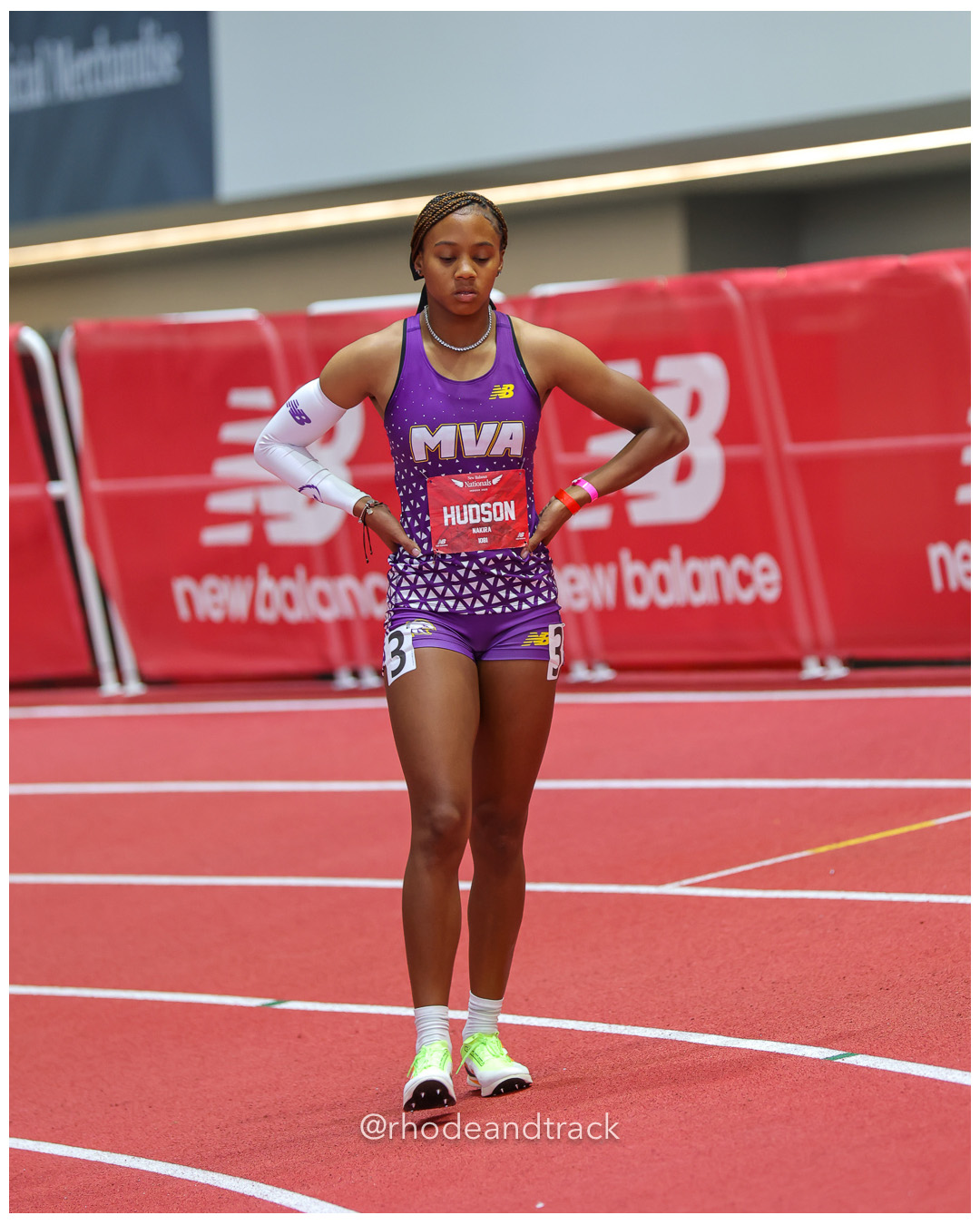 Nakira Hudson, Montverde Academy, Girls 400m, New Balance Indoor Nationals - the TRACK at New Balance - Boston MA – New Balance Indoor Nati…
