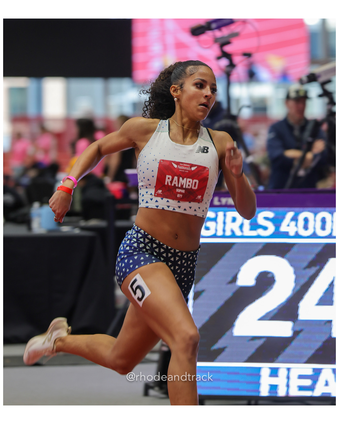 Sophie Rambo, Grassfield TC-VA, Girls 400m, New Balance Indoor Nationals - the TRACK at New Balance - Boston MA – New Balance Indoor Nation…