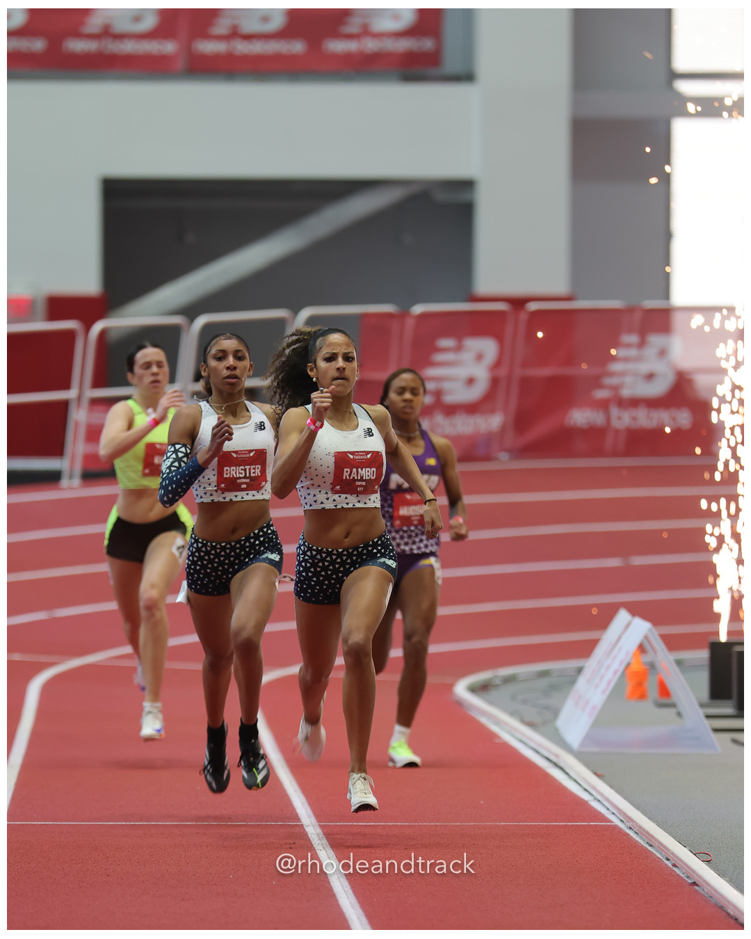 Maddison Brister, Lane 4 Track Club, Girls 00m, Sydney Kuhn, Michigan Saginaw Striders, Girls 400m, New Balance Indoor Nationals - the TRAC…