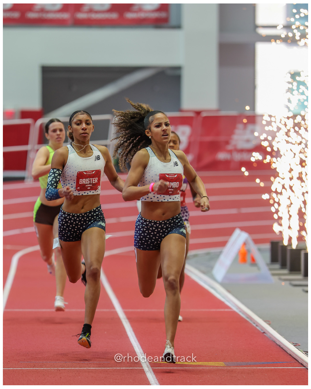 Maddison Brister, Lane 4 Track Club, Girls 00m, Sydney Kuhn, Michigan Saginaw Striders, Girls 400m, New Balance Indoor Nationals - the TRAC…
