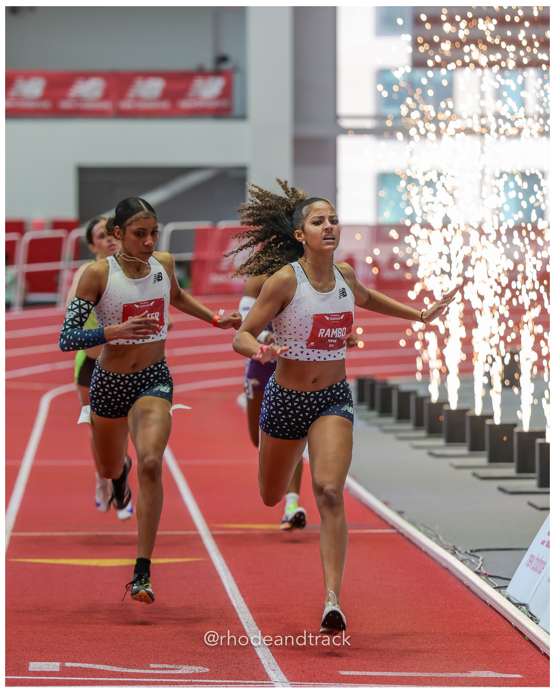 Maddison Brister, Lane 4 Track Club, Girls 00m, Sydney Kuhn, Michigan Saginaw Striders, Girls 400m, New Balance Indoor Nationals - the TRAC…
