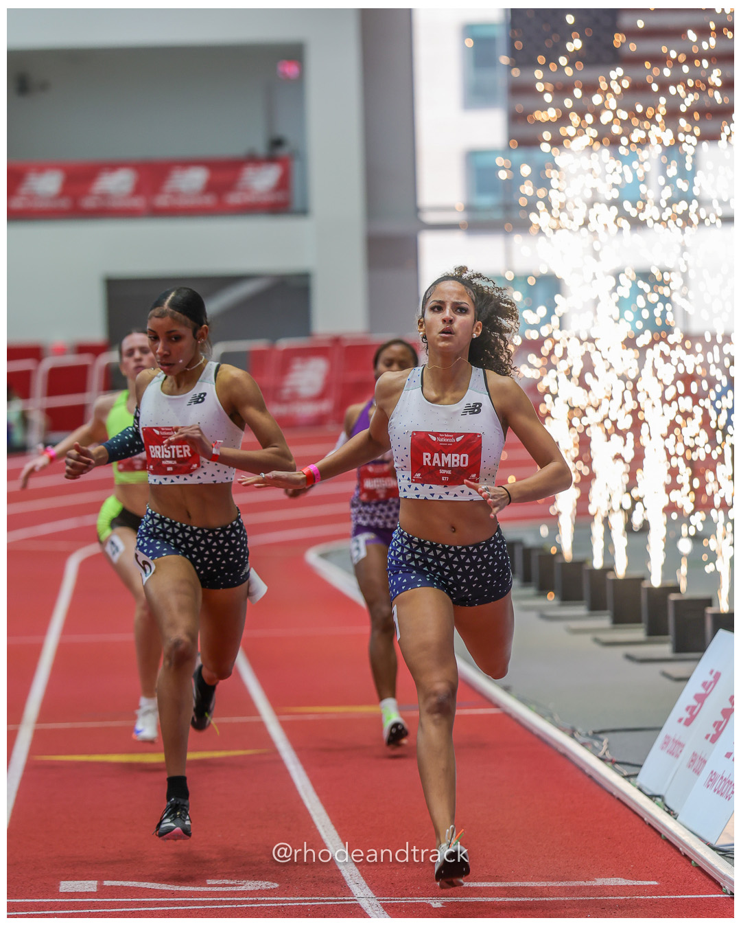 Maddison Brister, Lane 4 Track Club, Girls 00m, Sydney Kuhn, Michigan Saginaw Striders, Girls 400m, New Balance Indoor Nationals - the TRAC…