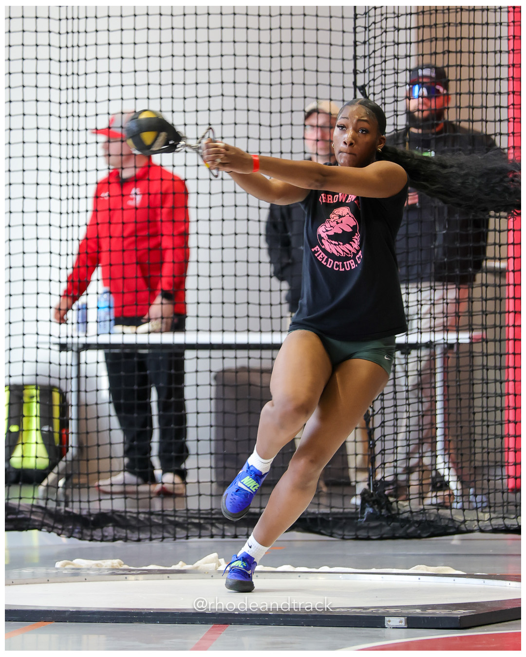 Payton Sirdine, Bloomfield TC, Girls Weight Throw, New Balance Indoor Nationals - the TRACK at New Balance - Boston MA – New Balance Indoor…