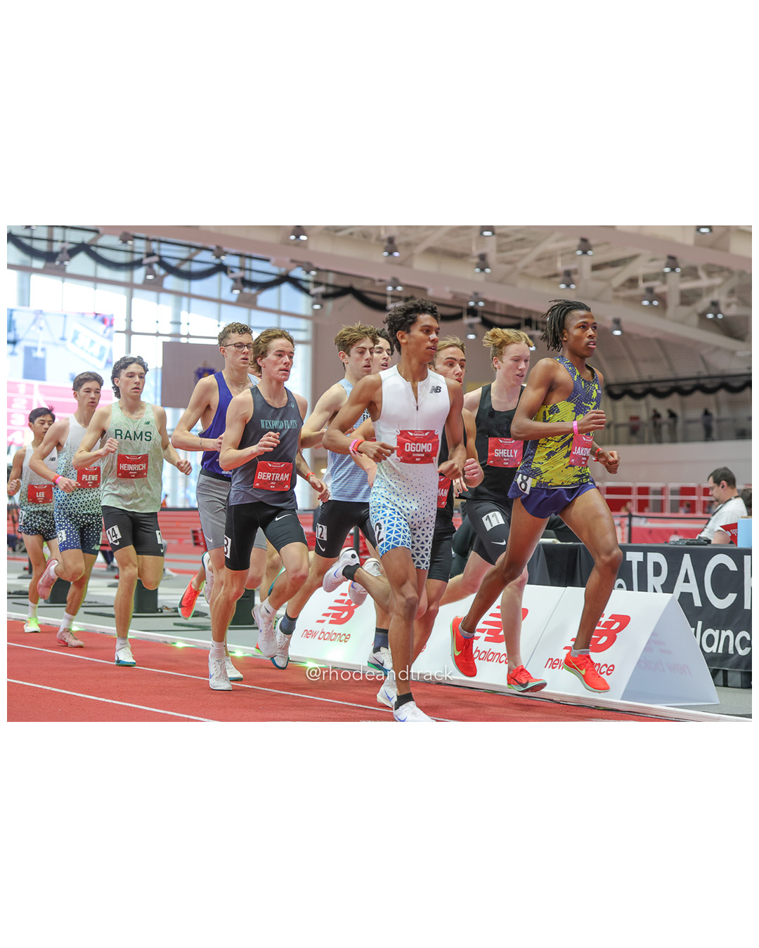 Graham Heinrich, Marshfield TC, Boys Mile, Jack Bertram, Wexford Flats, Boys Mile, Tayshaun Ogomo, Herriman, Boys Mile, Matt Shelly, Bentonville XC, Boys Mile, Tsedeke Jakovics, Severna Park-MD, Boys Mile, New Balance Indoor Nationals - the TRACK at New Balance - Boston MA File: ./dir-1-Boys-Mile/250316-NBIN-2025-Sunday-123-296A1966.jpg Graham Heinrich, Marshfield TC, Boys Mile, Jack Bertram, Wexford Flats, Boys Mile, Tayshaun Ogomo, Herriman, Boys Mile, Matt Shelly, Benton…