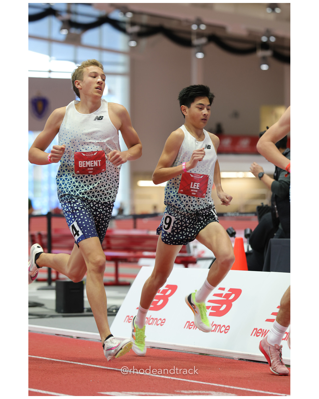 Ryker Bement, American Fork XC Club, Boys Mile, Nathan Lee, Greenwich-CT, Boys Mile, New Balance Indoor Nationals - the TRACK at New Balance - Boston MA File: ./dir-1-Boys-Mile/250316-NBIN-2025-Sunday-132-296A2170.jpg Ryker Bement, American Fork XC Club, Boys Mile, Nathan Lee, Greenwich-CT, Boys Mile, New Balance Indoor Nationals - the TRACK at New Balanc…