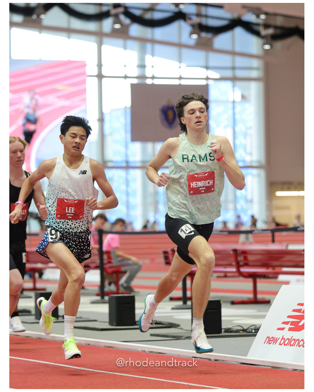 Nathan Lee, Greenwich-CT, Boys Mile, Graham Heinrich, Marshfield TC, Boys Mile, New Balance Indoor Nationals - the TRACK at New Balance - Boston MA File: ./dir-1-Boys-Mile/250316-NBIN-2025-Sunday-143-296A2391.jpg Nathan Lee, Greenwich-CT, Boys Mile, Graham Heinrich, Marshfield TC, Boys Mile, New Balance Indoor Nationals - the TRACK at New Balance - B…