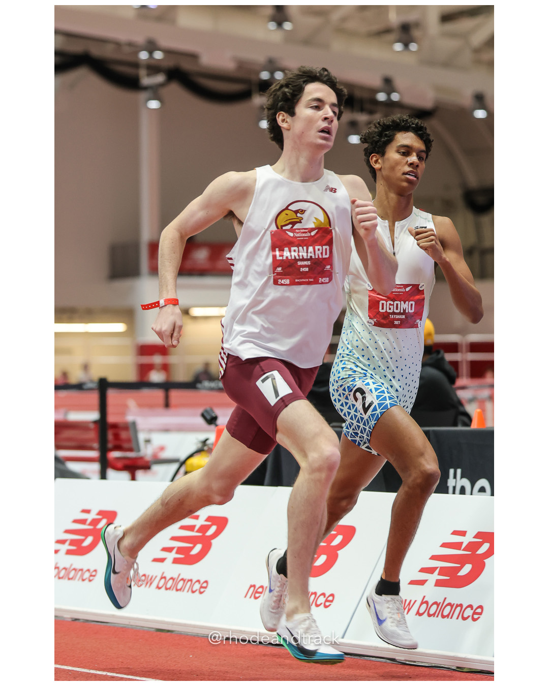 Shamus Larnard, Boston Jesuit, Boys Mile, Tayshaun Ogomo, Herriman, Boys Mile, New Balance Indoor Nationals - the TRACK at New Balance - Boston MA File: ./dir-1-Boys-Mile/250316-NBIN-2025-Sunday-144-296A2410.jpg Shamus Larnard, Boston Jesuit, Boys Mile, Tayshaun Ogomo, Herriman, Boys Mile, New Balance Indoor Nationals - the TRACK at New Balance - Bo…